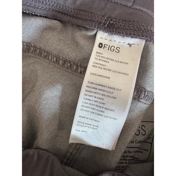 Figs Kade Cargo Scrub Pants Graphite Medium Petite - Picture 6 of 7